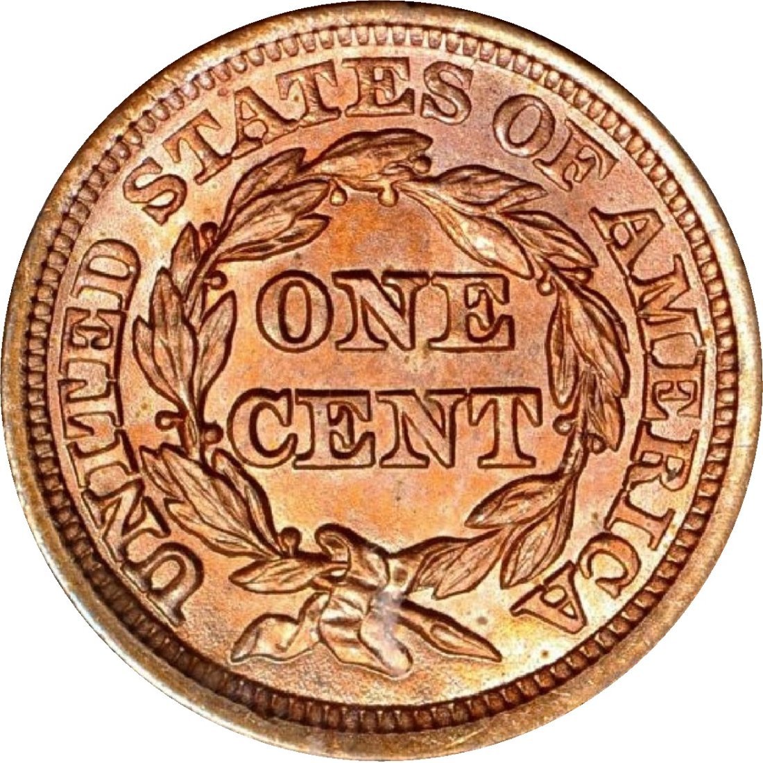 1853-1c-Braided-Hair-Large-Cent-#5